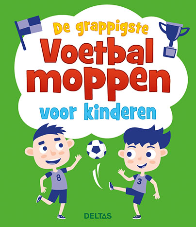 Omslag van De grappigste voetbalmoppen voor kinderen