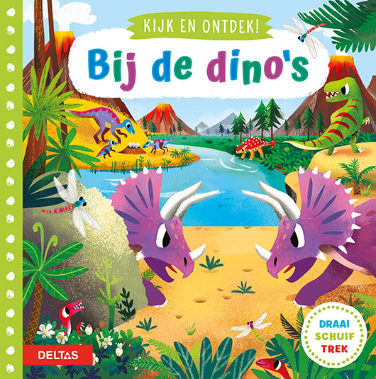 Omslag van Kijk en ontdek! Bij de dino´s