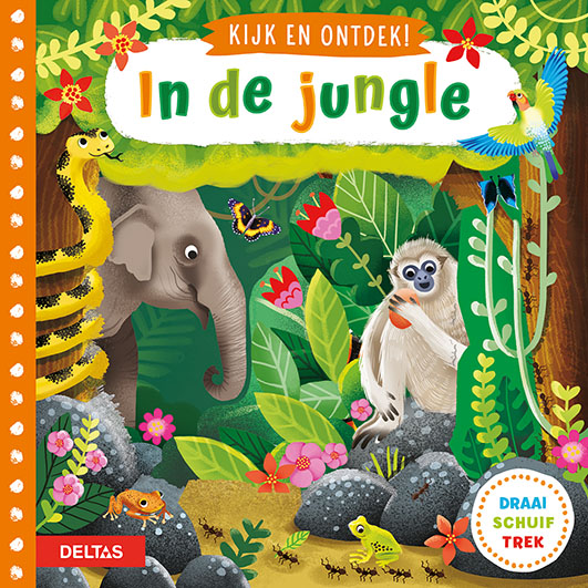 Omslag van Kijk en ontdek! In de jungle