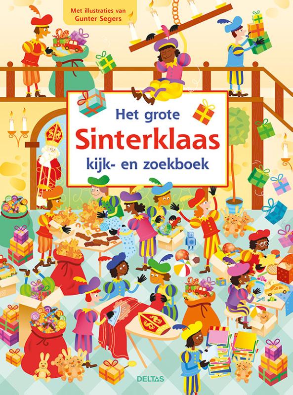Omslag van Het grote Sinterklaas kijk- en zoekboek