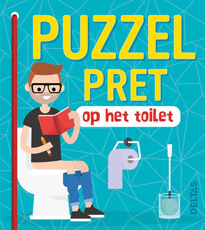 Omslag van Puzzelpret op het toilet