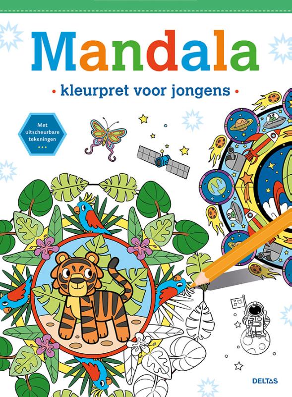 Omslag van Mandala - Kleurpret voor jongens
