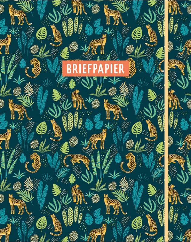 Omslag van Briefpapier Jungle (groen)