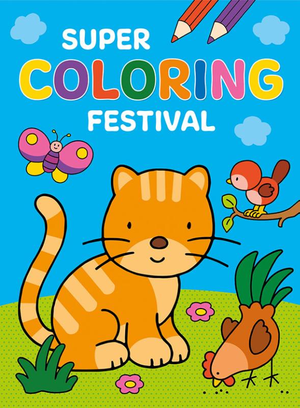 Omslag van Super Coloring Festival