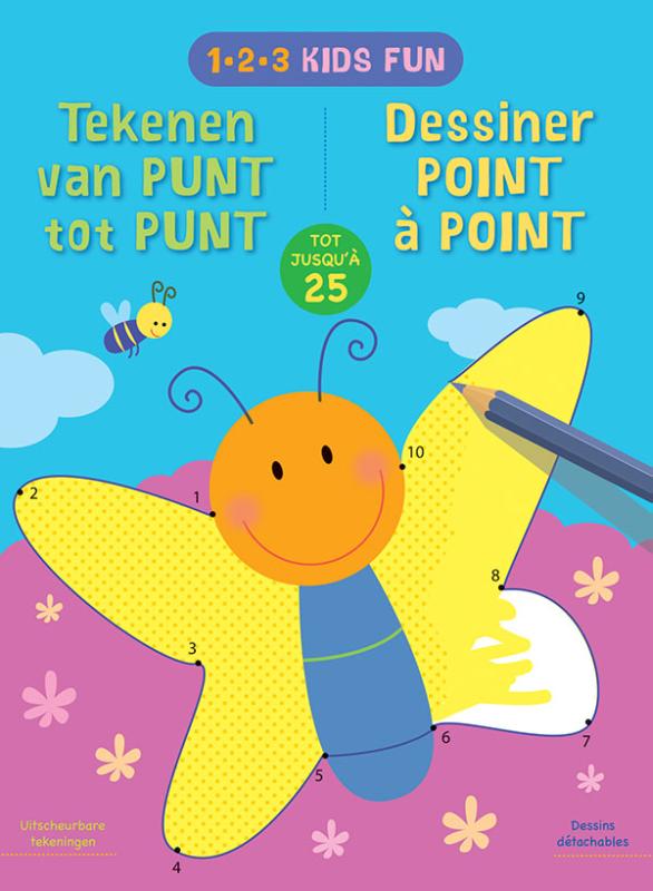 Omslag van 1-2-3 Kids Fun - Tekenen van punt tot punt tot 25 / 1-2-3 Kids Fun - Dessiner point à point jusqu'à 25