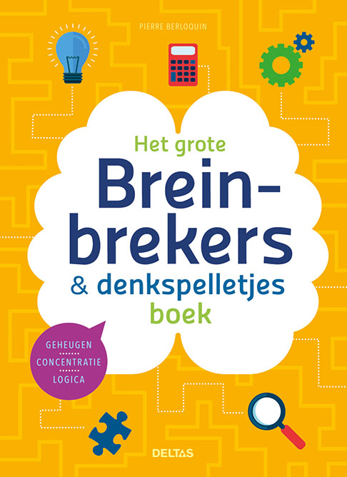 Omslag van Het grote breinbrekers & denkspelletjes boek