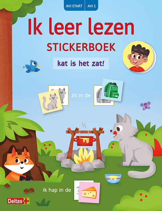 Omslag van Ik leer lezen Stickerboek