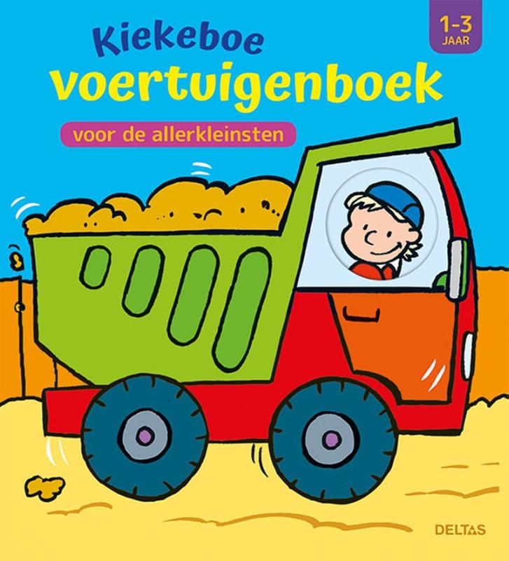 Omslag van Kiekeboe voertuigenboek voor de allerkleinsten