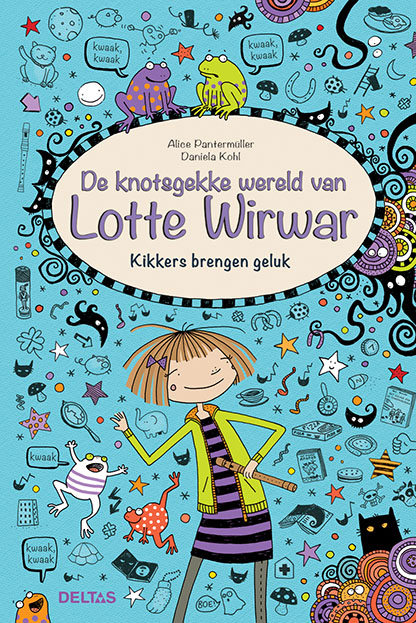 Omslag van De knotsgekke wereld van Lotte Wirwar