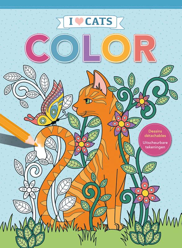 Omslag van I love cats Color