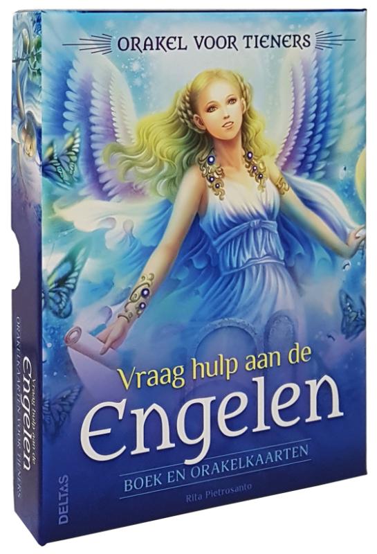 Omslag van Vraag hulp aan de engelen - Boek en orakelkaarten