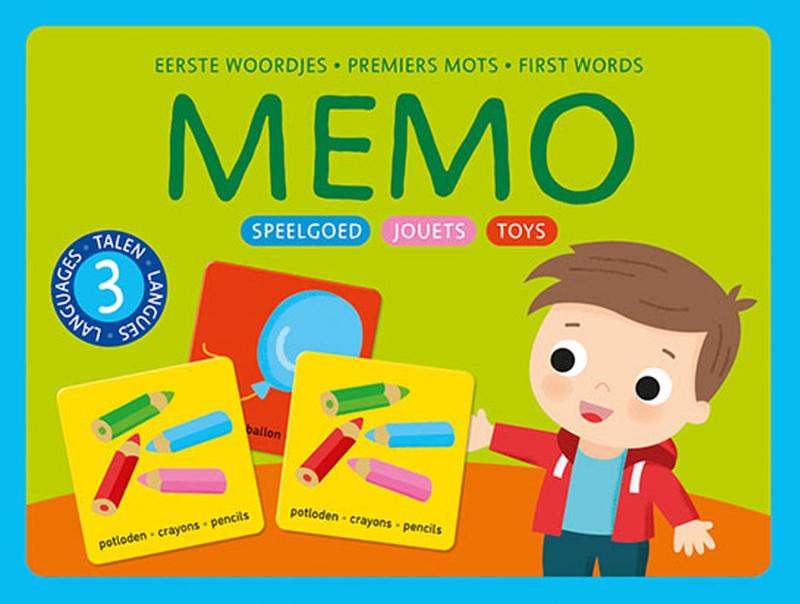 Omslag van Memo Eerste woordjes - Speelgoed / Memo Premiers mots - Jouets