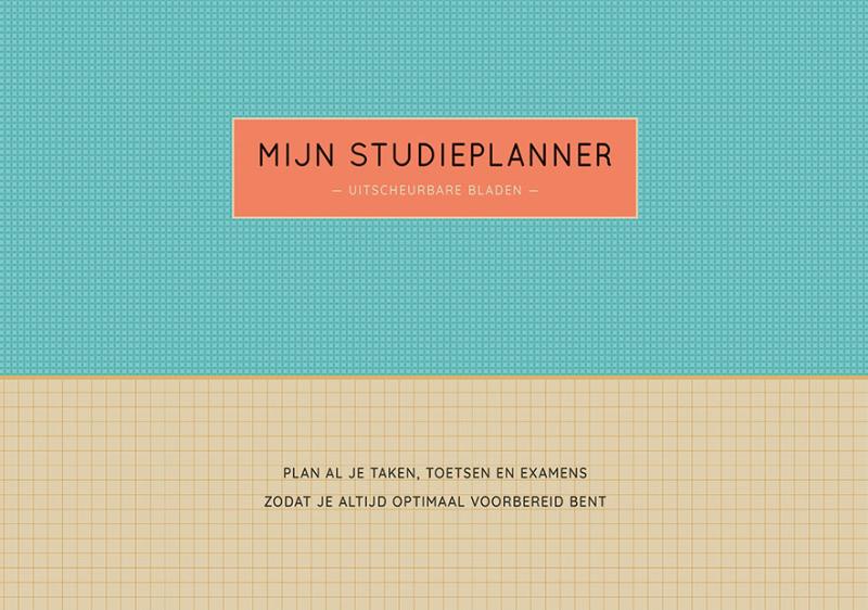 Omslag van Mijn studieplanner (met uitscheurbare bladen)