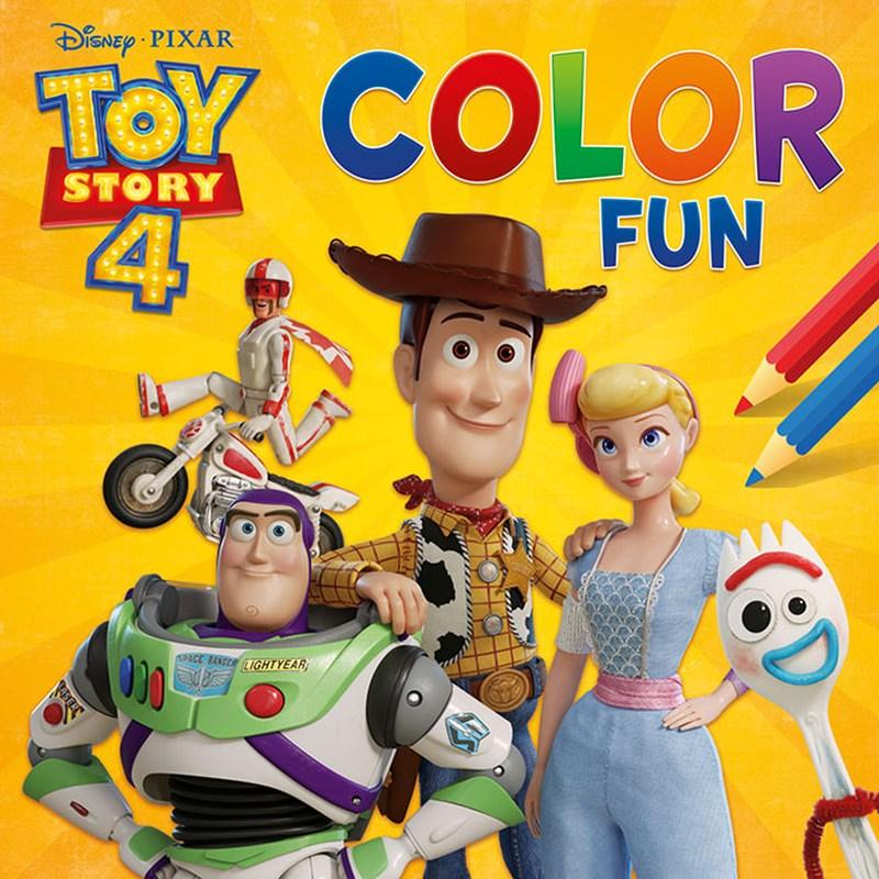 Omslag van Disney Color Fun Toy Story 4
