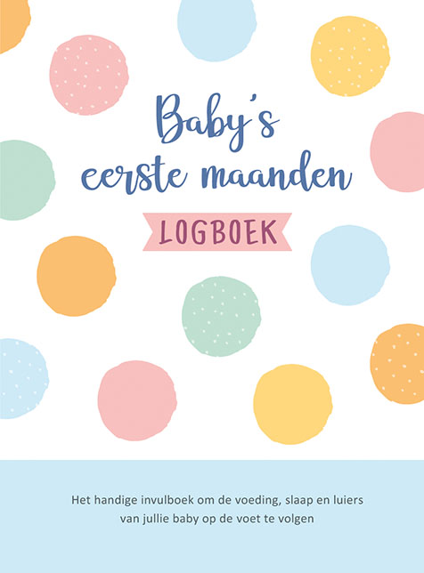 Omslag van Baby's eerste maanden logboek