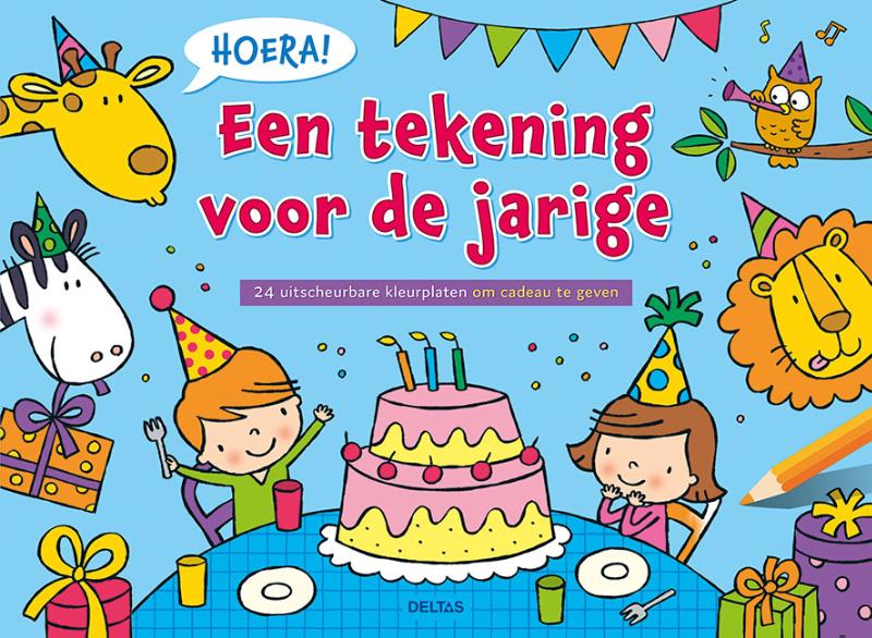 Omslag van Hoera! Een tekening voor de jarige