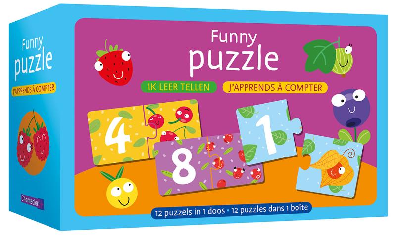 Omslag van Funny puzzle - ik leer tellen / Funny puzzle - j'apprends à compter