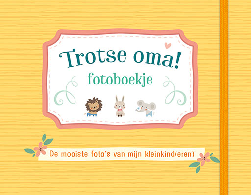 Omslag van Trotse oma! fotoboekje (geel)