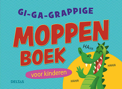 Omslag van Gi-ga-grappige moppenboek voor kinderen