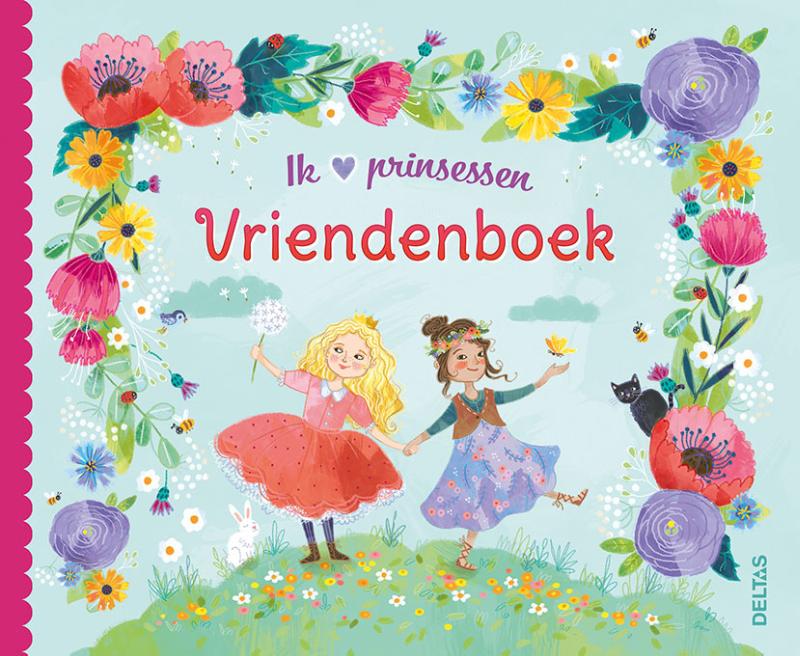 Omslag van Ik hou van prinsessen vriendenboek