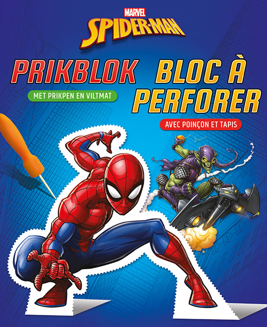 Omslag van Spider-Man prikblok / Spider-Man bloc à perforer