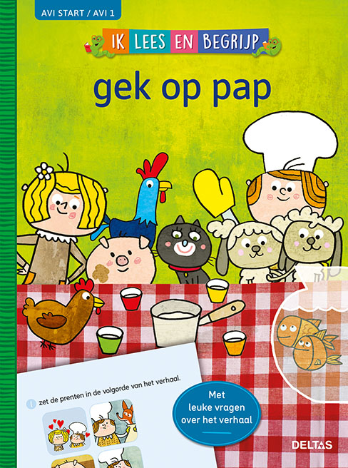 Omslag van gek op pap