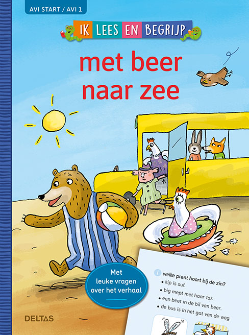 Omslag van met beer naar de zee