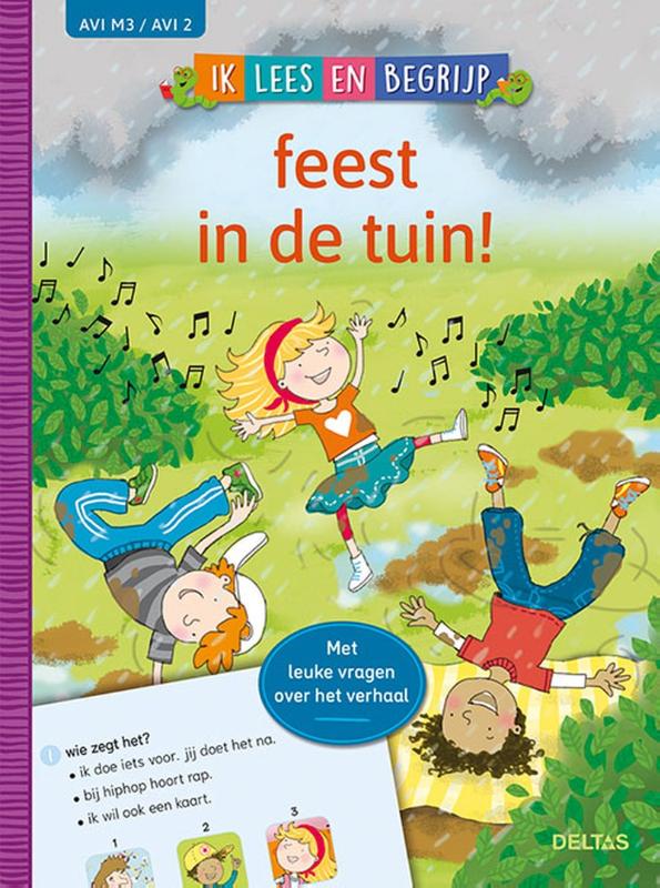 Omslag van feest in de tuin!