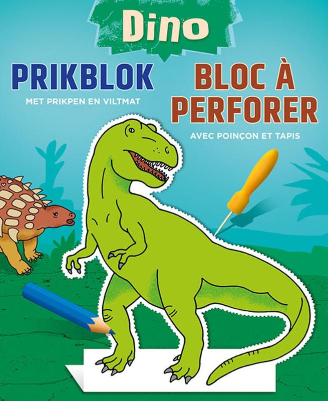Omslag van Dino prikblok / Dino bloc à perforer