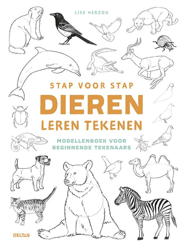 Omslag van Stap voor stap dieren leren tekenen