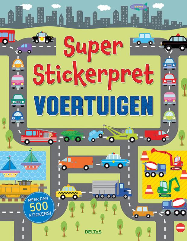 Omslag van Super Stickerpret - Voertuigen