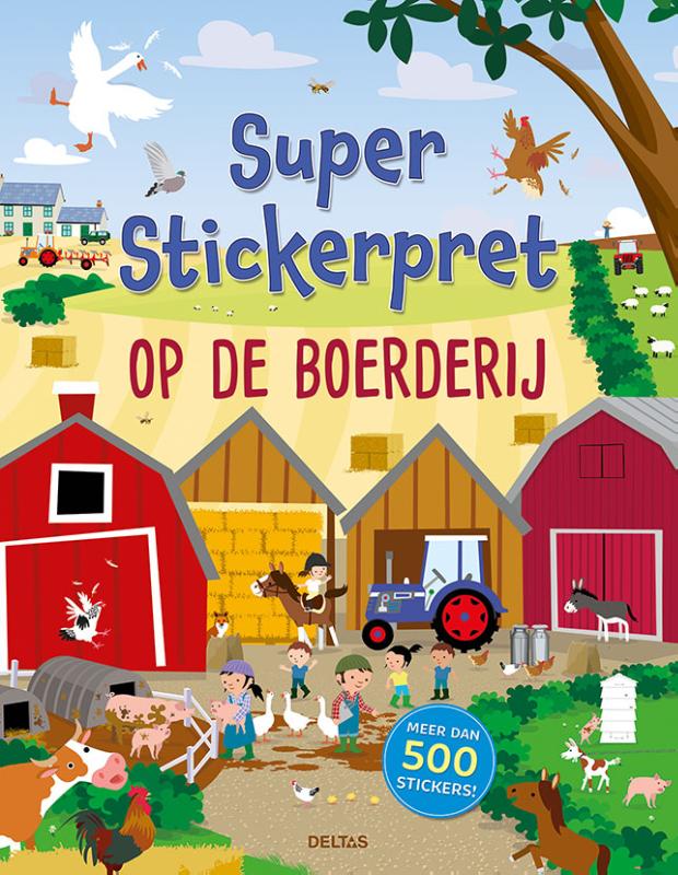 Omslag van Super Stickerpret - Op de boerderij