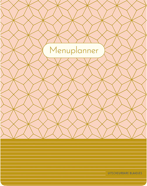 Omslag van Menuplanner - Pink Patterns