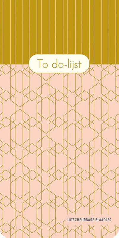 Omslag van To do-lijst - Pink Patterns