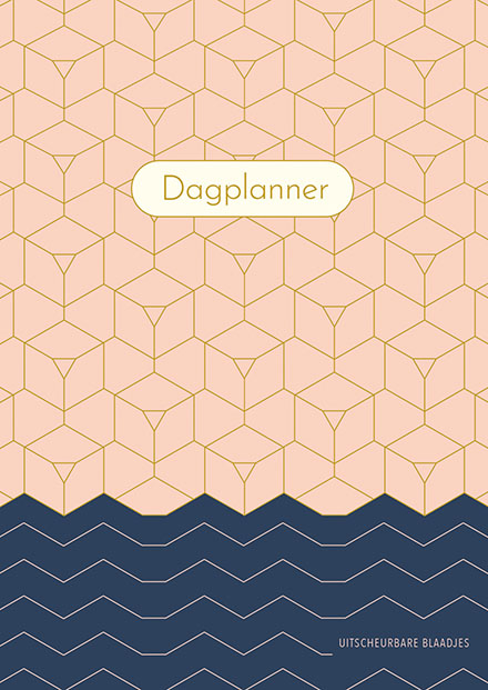 Omslag van Dagplanner - Pink Patterns