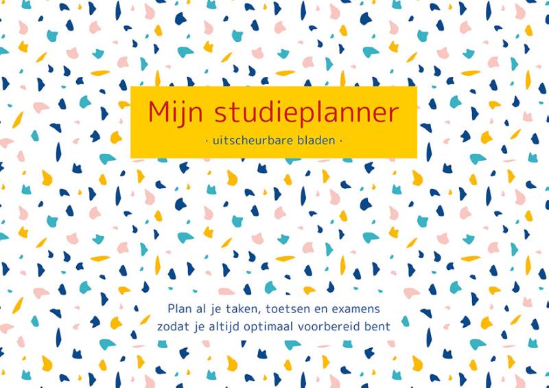 Omslag van Terrazzo Mijn studieplanner (met uitscheurbare bladen)