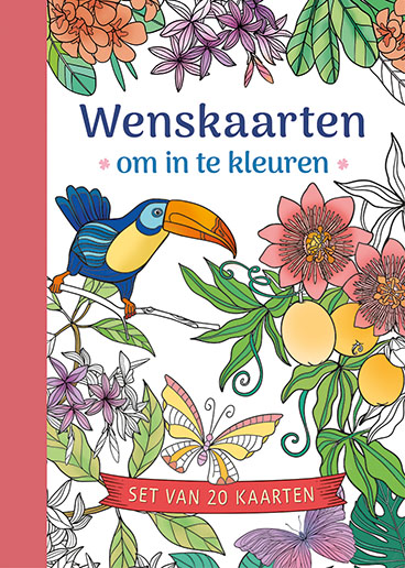Omslag van Wenskaarten om in te kleuren