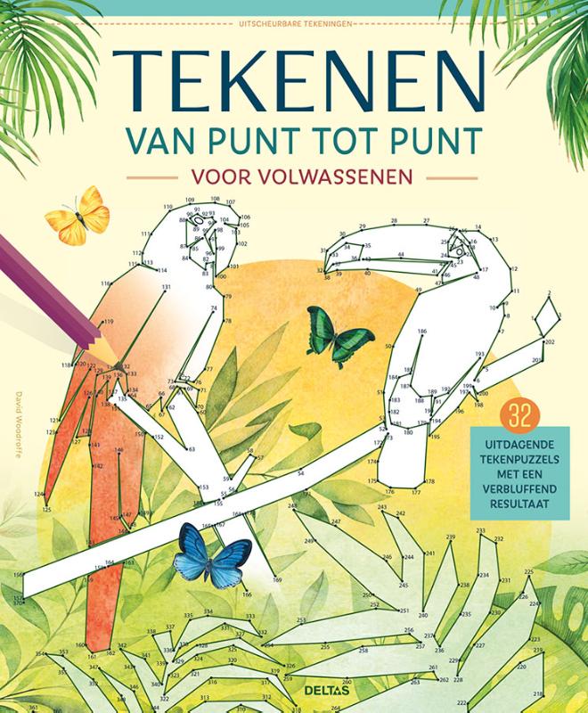 Omslag van Tekenen van punt tot punt voor volwassenen
