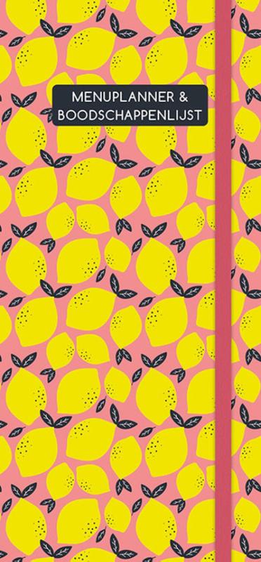 Omslag van Menuplanner & boodschappenlijst - Lemons