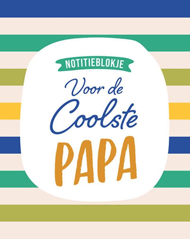 Omslag van Notitieblokje - Voor de coolste papa