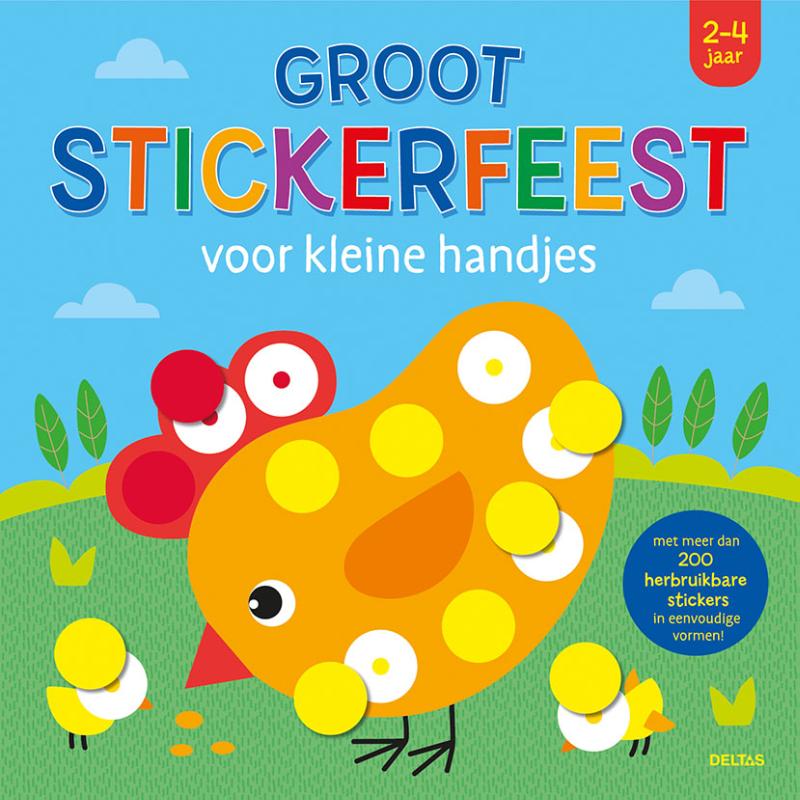 Omslag van Groot stickerfeest voor kleine handjes (2-4 j.)