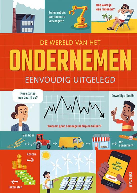 Omslag van De wereld van het ondernemen eenvoudig uitgelegd