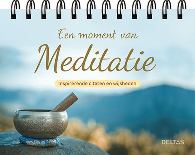 Omslag van Een moment van meditatie - Tafelstaander