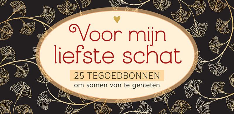 Omslag van Voor mijn liefste schat 25 tegoedbonnen