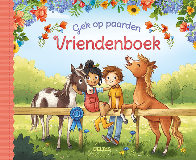 Omslag van Gek op paarden vriendenboek