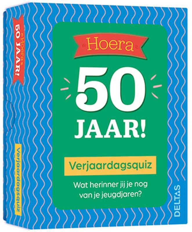Omslag van Verjaardagsquiz Hoera 50 jaar!