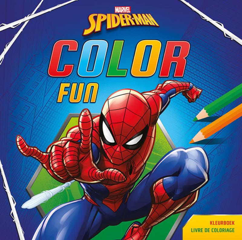Omslag van Marvel Spider-man Color Fun