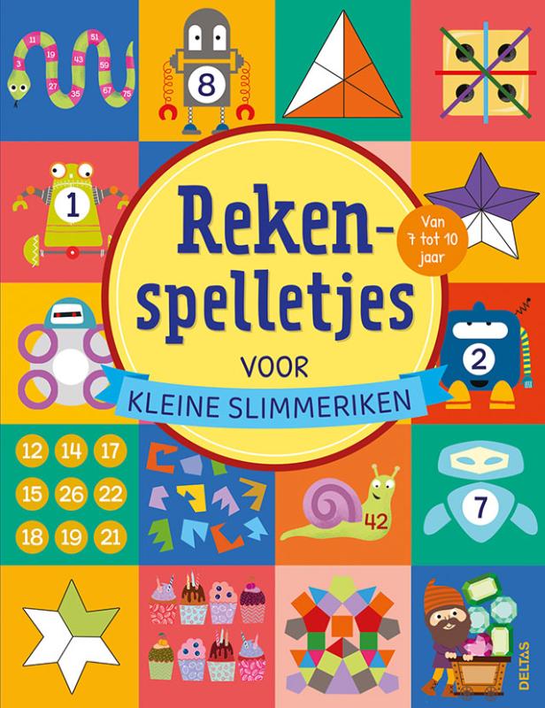 Omslag van Rekenspelletjes voor kleine slimmeriken (7-10 j.)