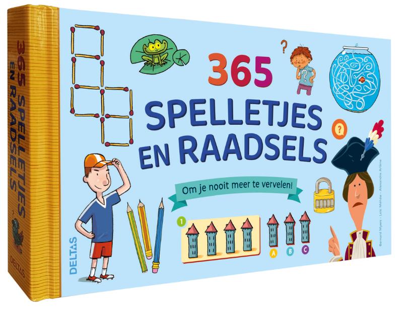 Omslag van 365 spelletjes en raadsels
