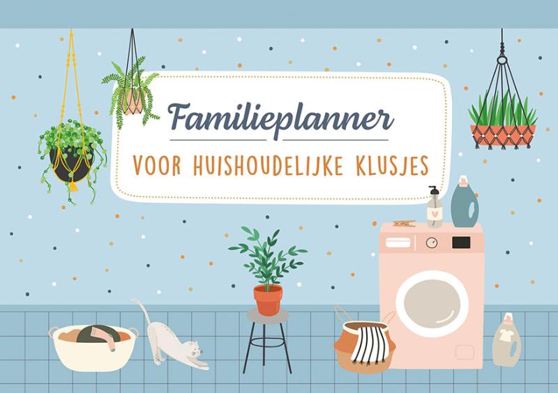 Omslag van Familieplanner voor huishoudelijke klusjes